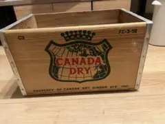【送料無料】木箱 ウッドボックス CANADA DRY カナダドライ
