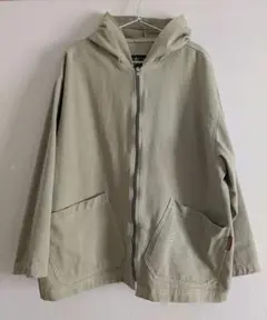 希少　90s oldstussy Burly Gear フード付ウールコートXL 希少 90s oldstussy Burly Gear フード付ウールコートXL