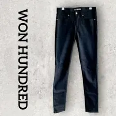 WON HUNDRED スリムパンツ スキニーパンツ (29/32) ブラック