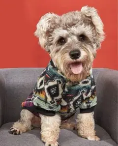 犬服 ペンドルトン風 ボア フリース