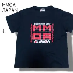 MMOA バドミントン Tシャツ Lサイズ 黒 スポーツウェア　Tシャツ