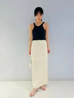 EDIT.FOR LULU ROLLA'S ハートニットスカート