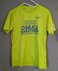 2023 大阪マラソン Tシャツ L 蛍光イエロー