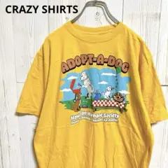 ヴィンテージ　クレイジーシャツ　ADOPT-A-DOG チャリティTシャツ