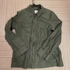 GAP カーキ レディース キッズ ミリタリージャケット M
