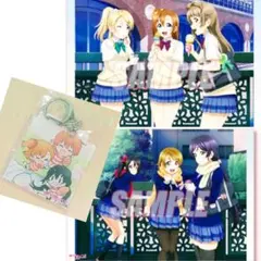 くじ引き堂 ラブライブμ's　クリアポスター　2種　アクリルキーホルダー