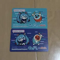 太鼓の達人 初音ミク ガンダム45周年 コラボ衣装 限定 バナパス 2点セット