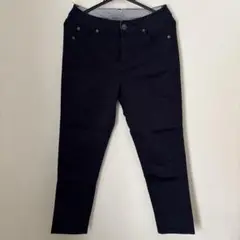 CLOSSHI ストレッチスリムパンツ ネイビー