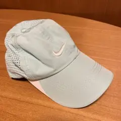 【美品】NIKE golf キャップ　淡いグリーン