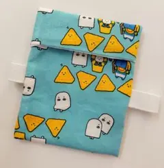 ハンドメイド　ピラミッド　エジプト柄　ゴムバンド付保冷剤ケース