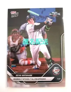 topps now 渡部聖弥／2025−89 オールスター初出場初打席初安打