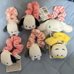 サンリオ はぴだんぶい ぴょこきゅんシュシュ コンプリート 3個セット