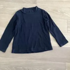 UNIQLO　リブハイネックT（長袖）100cm