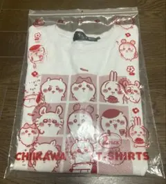 ちいかわ　パックTシャツ　パックC CR/WH
