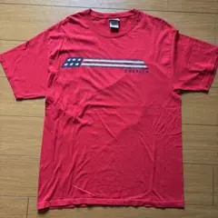 アメリカ国旗デザイン 赤 Tシャツ