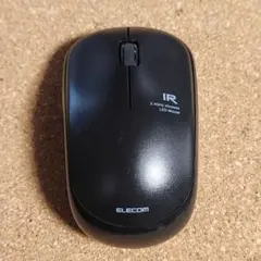 ELECOM ワイヤレスマウス M-IR07DR 黒 本体　エレコム