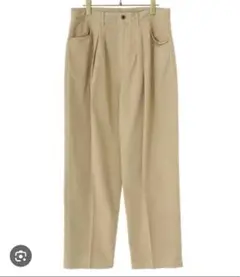 farah ベージュ プリーツ入り チノパン