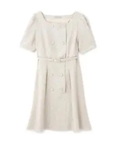 JILL by JILL STUART ダブルブレストツイードミニワンピース