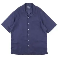90s Ralph Lauren Shirt CALDWELL L 紺 緑馬