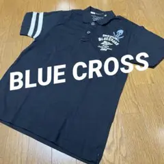 【美品】BLUE CROSS ポロシャツ　黒　Lサイズ