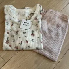 120cm 花柄パジャマセット