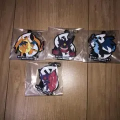 一番くじ　ポケモン　メガシンカ　I賞 ラバーチャーム　4種