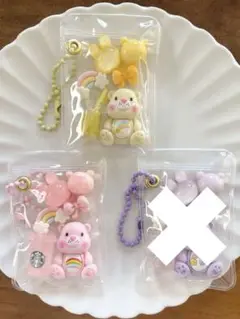 ガチャ詰めポーチ風キーホルダー　キャンディバッグ