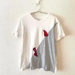 ☆【グラニフ】Tシャツ シゲオフクダ 刺繡デザイン 綿100％ カジュアル S