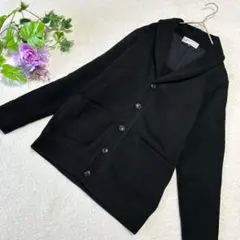 【Ready at work】ショールカラー裏起毛ジャケット　上着　L