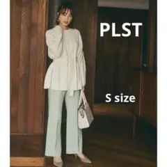 PLST ウールブレンドウォームリザーブパンツ　蛯原友里さん着用