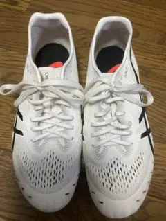 ASICS GUN LAP ホワイト スパイクシューズ 23.5cm アシックス