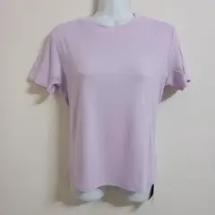 MUKUU ムク/ 半袖 Tシャツ L 紫 パープル レーヨン レイブリス