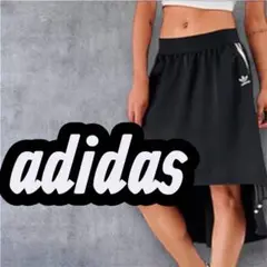 【未使用品】adidas originals サテンスカート　xsスカート 黒