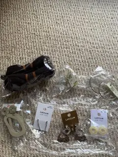 アネモネとラティスのピアスセット