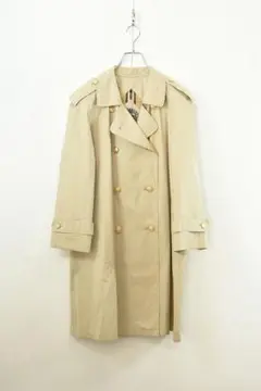 BURBERRY LONDON 金ボタン エンブレム ロング トレンチ コート