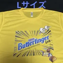 未使用 バターフィンガー 速乾シャツ 黄色 Lサイズ