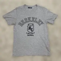 BERKELEY バークレー　 プリント Tシャツ グレー