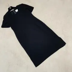 美品　ミスアシダ　半袖ロングワンピース　フォーマル　礼服　喪服　ブラック　11
