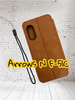Arrows N F-51C ケース 手帳型 レザーケース カード収納マグネット