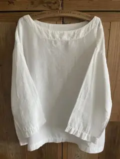 ARMEN アーメン リネンプルオーバー ホワイト サイズ0