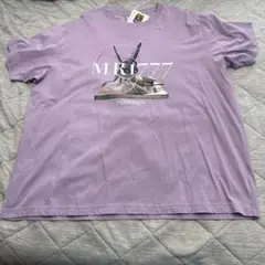 ユニクロＴシャツ　ルーブル美術館 サイズ４ＸＬ 色紫色