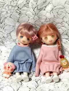 作家様セリアペイントドールペア❁
