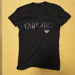 EMPORIO ARMANI VネックTシャツ 黒