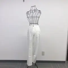 【現品限り】 SHIPS シップス　ホワイト　パンツ　前後にポケット