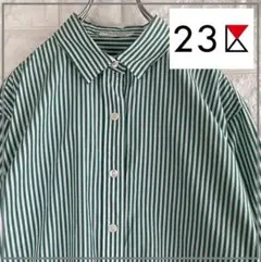 23区 MY STANDARD ストライプシャツ 4308