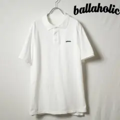 【美品】ballaholic ロングスリーブ　ポロ　ホワイト✖️ブラック YB シルキータッチロングスリーブTシャツ | APPAREL | YAMAGA