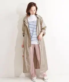 イエナラブークルナイロンコート