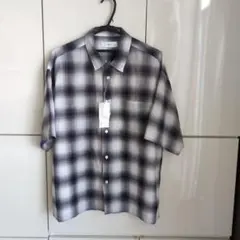 〘新品未使用〙オンブレチェック/シアーシャツ