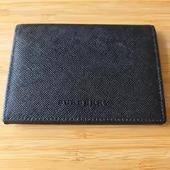 BURBERRY ブラック レザー 名刺入れ