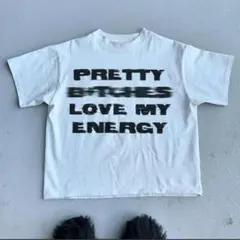 y2k clothes shirts ロゴTシャツ 英字 グランジ カットソー1